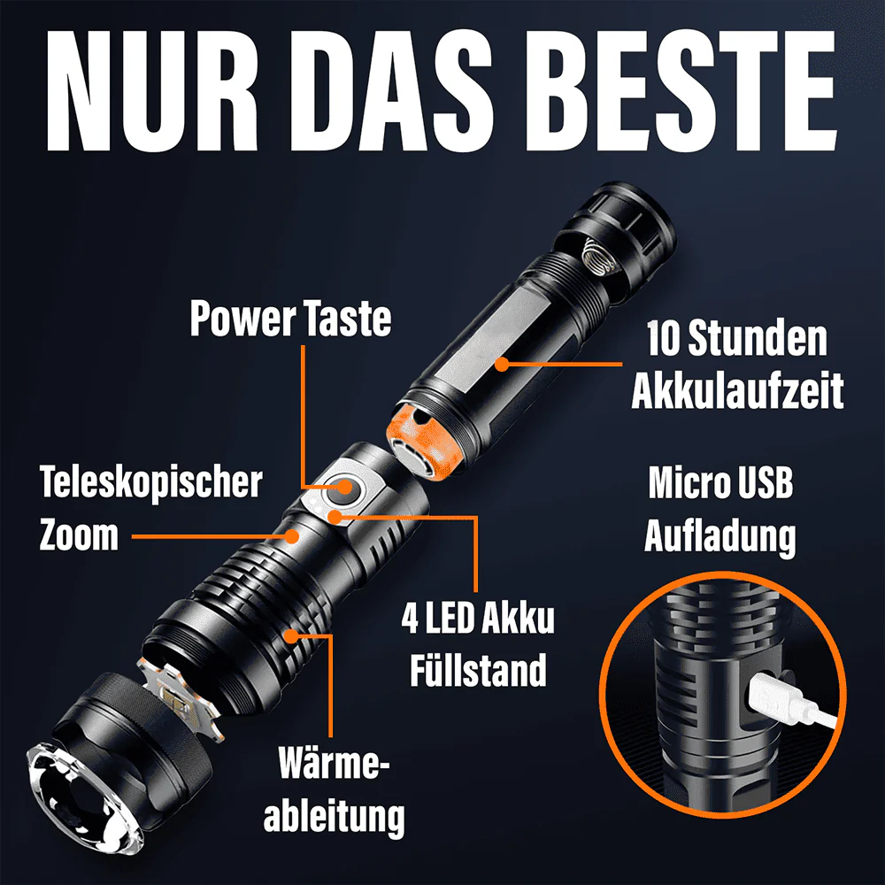 StahlGear - LED Taschenlampe - Image 3